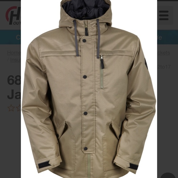 686 Insulated Army Green Parklan Coat Men’s Sz M - Picture 4 of 8